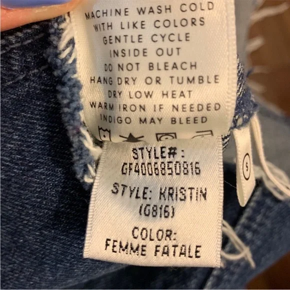 GRLFRND Denim 'Kristin' Bustier Strapless Dress in Femme Fatale Size Small NWOT - Picture 9 of 13